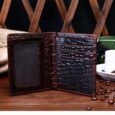 Crocodile Embossed Bi-fold Wallet