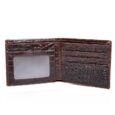 Crocodile Embossed Bi-fold Wallet