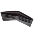 Apollo Black Leather Bi-Fold Wallet