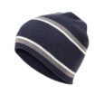 Olympus Navy Striped Comfort Beanie
